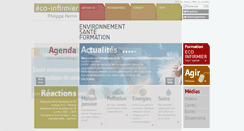 Desktop Screenshot of ecoinfirmier.com